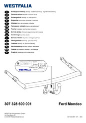 Westfalia Automotive 307 328 600 001 Montage- Und Betriebsanleitung