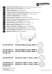 Westfalia 321 465 300 107 Montage- Und Betriebsanleitung