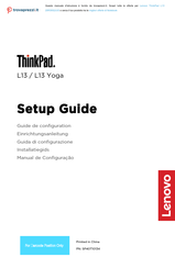 Lenovo ThinkPad L13 20R3002JUS Einrichtungsanleitung