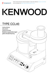Kenwood Kcook Multi CCL401WH Bedienungsanleitungen