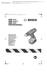 Bosch GSR 12 V-2 Bedienungsanleitung