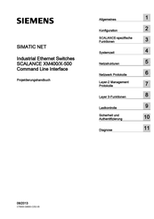 Siemens SIMATIC NET SCALANCE XM-400 Projektierungshandbuch