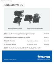 Truma DuoControl CS Gebrauchsanweisung