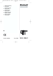 Einhell Global BH-G 826/1 Bedienungsanleitung