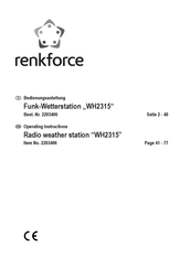 Renkforce WH2315 Bedienungsanleitung