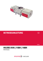 Pfeiffer Vacuum HILOBE 14004 Betriebsanleitung