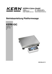 KERN TIOC 30K-4-A Betriebsanleitung