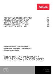 Amica FY5339.6GDFB Gebrauchsanweisung