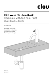 Clou Mini Wash Me CL/03.12236 Montageanweisungen