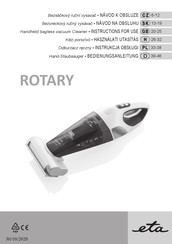 Eta ROTARY Bedienungsanleitung