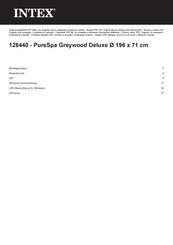 Intex PureSpa Greywood Deluxe Bedienungsanleitung