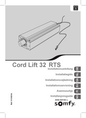 SOMFY Cord Lift 32 RTS Installationsanleitung