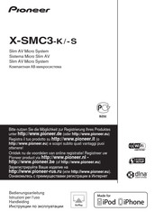 Pioneer X-SMC3-K Bedienungsanleitung