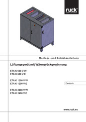 Ruck ETA K 1200 VW Montage- Und Betriebsanleitung