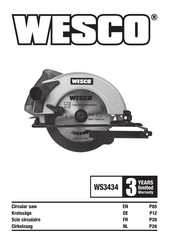 Wesco WS3434 Originalbetriebsanleitung