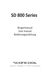SCANCOOL SD 802 SLE Bedienungsanleitung