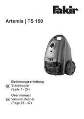 Fakir Artemis TS 150 Bedienungsanleitung