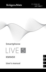 Kruger & Matz LIVE 5 Bedienungsanleitung