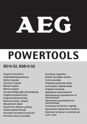 AEG BS18 G2 Originalbetriebsanleitung