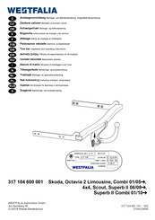 Westfalia Automotive 317 104 600 001 Montage- Und Betriebsanleitung