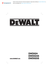 DeWalt DWD024KS Originalanweisungen