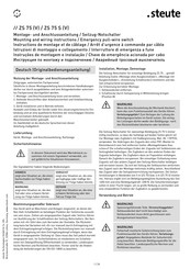 steute ZS 75 V Montage- Und Anschlussanleitung