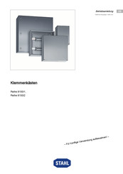 Stahl 8150/1 serie Betriebsanleitung