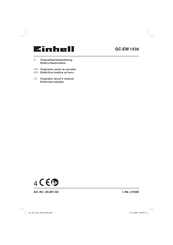 EINHELL GC-EM 1536 Originalbetriebsanleitung