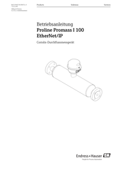 Endress+Hauser Proline Promass I 100 Betriebsanleitung