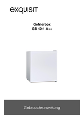exquisit GB 40-1 A++ Gebrauchsanweisung