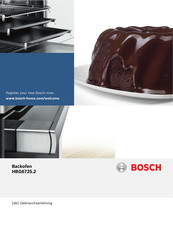 Bosch HBG6725 2 Serie Gebrauchsanleitung