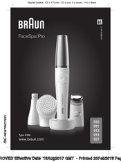 Braun FaceSpa Pro 910 Bedienungsanleitung