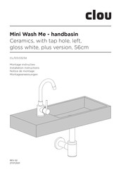 Clou Mini Wash Me CL/03.03234 Montageanweisungen