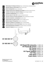 Westfalia Automotive 321 863 300 107 Montage- Und Betriebsanleitung