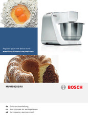 Bosch MUM 58252 Gebrauchsanleitung