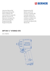 Berner BPT-IW-1/2 HYBRID STB Bedienungsanleitung