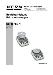 KERN&SOHN PLE 4200-2N Betriebsanleitung