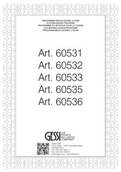 Gessi 60536 Montageanleitung