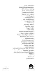 Huawei GOA-LX9 Schnellstartanleitung