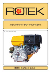 Rotek EG4 0390 Serie Benutzerhandbuch