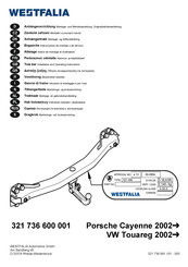 Westfalia Automotive 321 736 600 001 Montage- Und Betriebsanleitung
