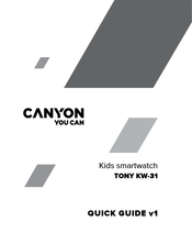 Canyon TONY KW-31 Bedienungsanleitung