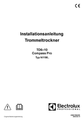 Electrolux Professional Compass Pro TD6-10 N1190 Serie Installationsanleitung