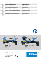 Gude GDM 450 VD Originalbetriebsanleitung