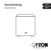 Canton Smart Sub 12 Kurzanleitung