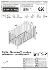 trendteam UNIVERSAL Baby 1101-620-01 Montageanweisung