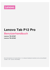 Lenovo Tab P12 Pro Benutzerhandbuch