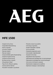 AEG MFE 1500 Originalbetriebsanleitung