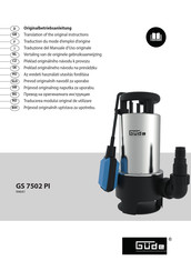 Gude GS 7502 PI Originalbetriebsanleitung