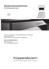Küppersbusch B6550.0 Bedienungsanweisung